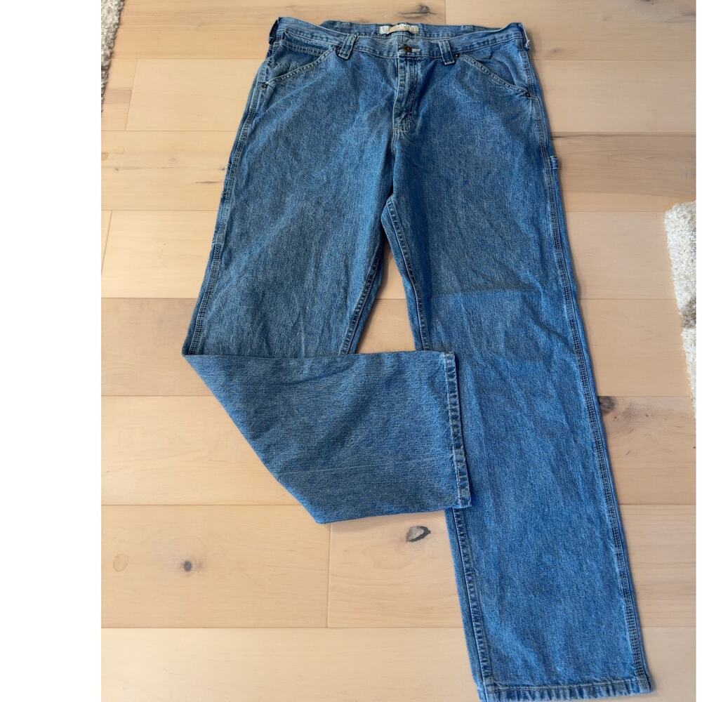 Lee Straight-Leg Men's Denim Jeans in Medium Blue